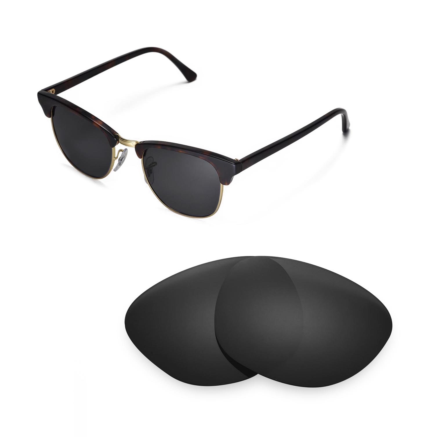 ray ban clubmaster lenses